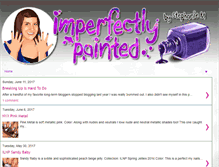 Tablet Screenshot of imperfectlypainted.com